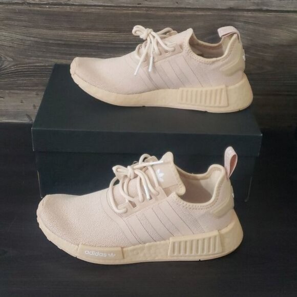 New Adidas NMD Blush Pink Sneakers Womens 9 Streetwear‎ Lightweight Casual Comfy - Picture 3 of 10